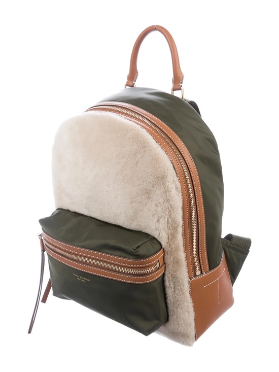 Tory Burch Handbags - Tory Burch Perry Shearling Backpack